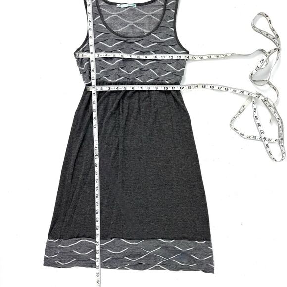 Maurices Charcoal Gray Sleeveless Empire Dress - Picture 4 of 7
